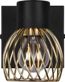 RL LIVE YOUR LIGHT REALITY ARDON Spot Zwart-goud Metaal 1x E14