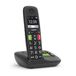 Gigaset E290A BLACK Téléphone analogique/DECT avec Identification de l'appelant et Répondeur - Noir