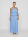 VILA VICHIFFAN SINGLET PLEAT DRESS - NOOS/DC - Dames - Maxi jurken - Blauw - Maat 38