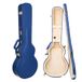 Crossrock Designer Series Les Paul Elektrische Gitaarkoffer - Levendig Blauw