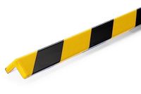 Durable Hoekbeschermingsprofiel C20, zelfklevend, 1 m, verpakking van 5 stuks, geel/zwart, 1101130