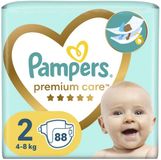 Pampers Premium Care Luiers Maat 2 (4-8 kg) 88 stuks