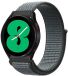 By Qubix Qubix - Sport Loop nylon bandje - Donkergrijs / blauw gemêleerd - geschikt voor Huawei Watch 5 - 46mm