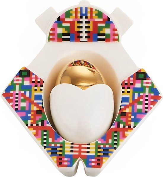 Alessi Holyhedrics Kerstfiguur Baby Jezus - Wit - Porselein - 17 cm