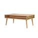 WELL HOME MOBILIARIO & DECORACIÓN Bijzettafel, 100% melamine gecoate spaanplaat, kleur Atlantic Pine