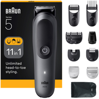 Braun All-in-One Series 5 AIO5560 - Baardtrimmer, Tondeuse en Lichaamstrimmer