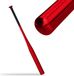 Relaxdays honkbalknuppel aluminium - 34 inch - antislip - lichtgewicht - 86 cm - rood