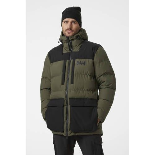 Helly Hansen outdoor jas donkergroen/zwart