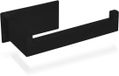 Ecence Toiletrolhouder Zwart RVS 304 Zelfklevend Zonder Boren