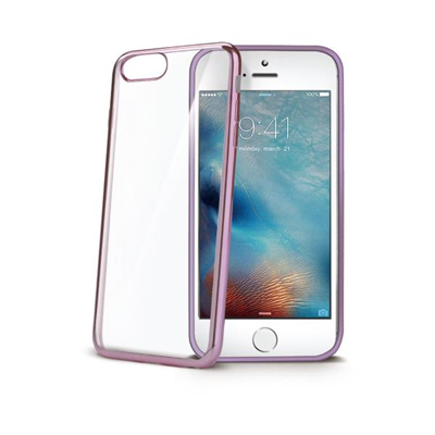 Celly LASER801RG transparant, roze goud / iPhone 7 Plus