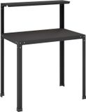 vidaXL - Planttafel - 60 x 50 x 104 cm - Gepoedercoat staal - Zwart