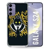 Cokitec Versterkte hoes voor Samsung Galaxy S24 Manga Assassination Classroom Kuro zwart