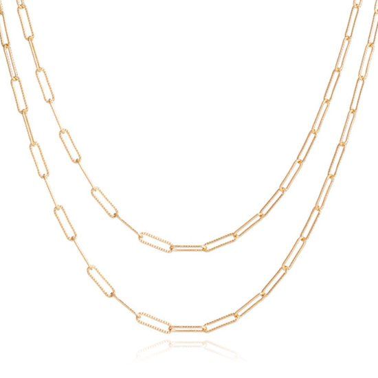 LGT JWLS LGT Jewels Multilayer Ketting Twin LGT JWLS - 2 lagen