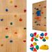 Create for you – Mur d'escalade pour enfants, fabriqué en France, avec 15 prises, équipement de fitness pour la maison, jouet d'activité pour enfants, dimensions : 240 x 120 cm