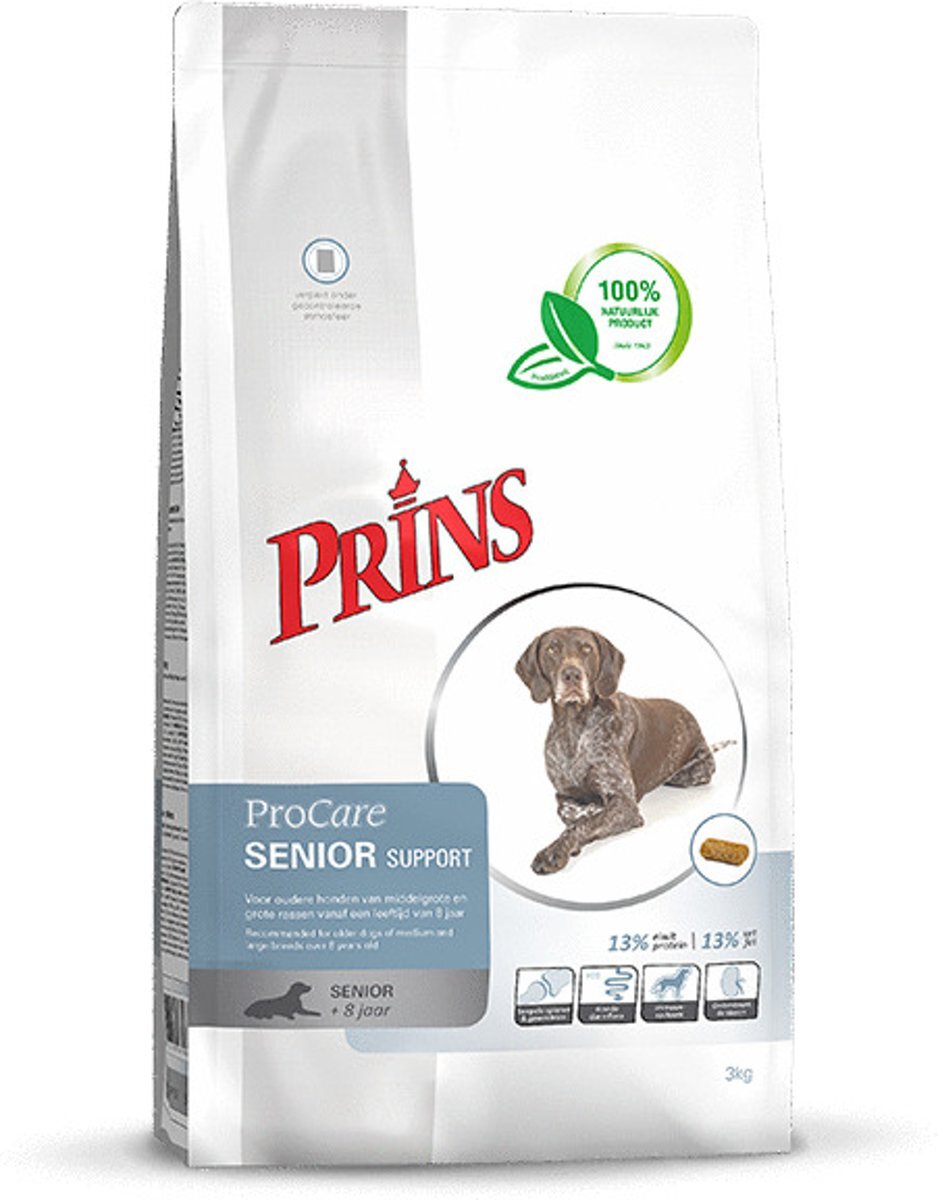 Prins Procare Hondenvoer Senior - Oude Hond - 15 kg