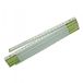 Metrica 23119 mètre pliant en bois 2 m, décimales rouges, blanc