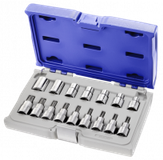 Expert by Facom doppen en Torx® schroevendraaierdoppenset 1/2 | 16-delig | in koffer | E032907