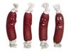 Nobby Vinyl worstjes Classic aan touw gesorteerd 18 cm