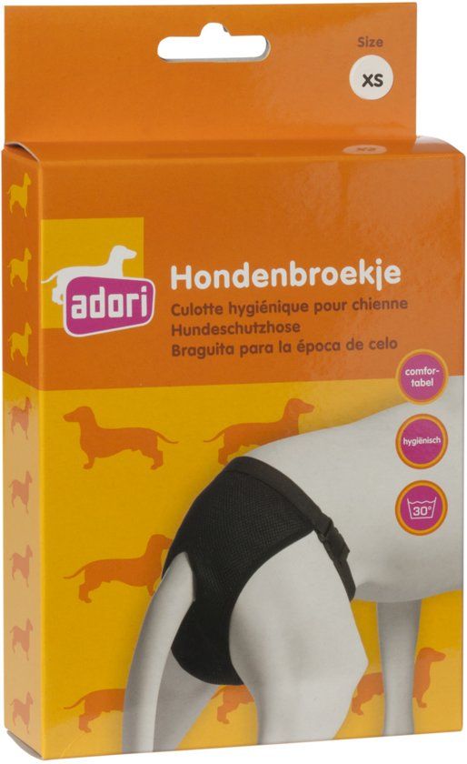 Adori Luxe Hondenbroek - XS - Zwart