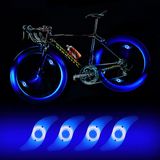 NCD E-Commerce Handel GmbH Lampes de roue de vélo bleues, lampes de vélo étanches, lampes à LED pour pneu de vélo avec 3 modes clignotants