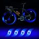 NCD E-Commerce Handel GmbH Lampes de roue de vélo bleues, lampes de vélo étanches, lampes à LED pour pneu de vélo avec 3 modes clignotants