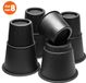 JustValue Meubelverhogers Set - Set 8-delig - tot 21 cm - Max. 7.5 cm Diameter - Stapelbaar - Verstelbaar - Antislip