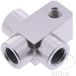 3-weg T 3 voies Typ813-1 M10 x 1.00 Silver