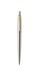 Parker Jotter Stylo plume - Pointe moyenne - Encre bleue - Acier inoxydable et or - 1953182