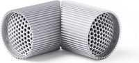 Lexon Design Ray Bluetooth TWS Enceintes Stéréo Magnétiques - Aluminium Brut