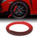 4R Quattroerre.it 10420 Universele sticker voor autovelgen, rood