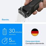 Braun Elektrische scheerapparaat Series 3, zwart, 30 minuten gebruiksduur, 5 minuten snelladen, geschikt voor zowel droge als natte scheerbeurten