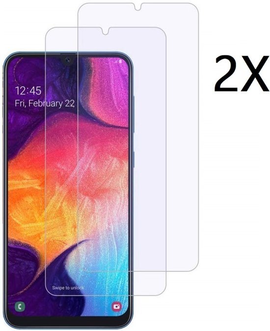 Ntech 2 Stuks Screenprotector Tempered Glass Glazen Gehard Screen Protector 2.5D 9H (0.3mm) - Samsung Galaxy A40