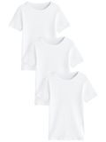 Next - Jongens - 3-pack T-shirts met korte mouwen - Wit - 158/164