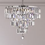 Searchlight Hanglamp Empire 5-lichts met helder kristal