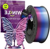 PLA Zijde Filament - Fil de l'imprimante 3D - Impression créative - Effet métamorphose tricolore - 1 kg 1,75 mm - Métamorphose