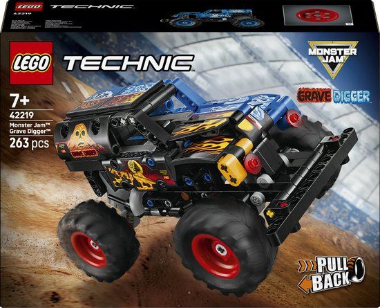 LEGO Technic Monster Jam Grave Digger Feuer - Speelgoedauto bouwset.