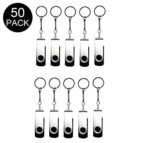 Meiyuexiang 16GB USB 2.0 Flash Drive - 50 Pack - Black