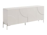 Vente-unique Dressoir met 4 deuren in MDF - Beige - ZELINARO