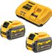 DeWalt DCB 117 T2 kit de démarrage pour batterie 18 V chargeur 12 A + 2x DCB 546 batterie 6,0 Ah