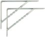 AMIG Plankdrager - 2x - steun - beugel Spiraal - metaal - zilver - H250 x B200 mm - Tot 225 kg