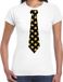 Bellatio Decorations T-shirt femme étoiles blanc XXL