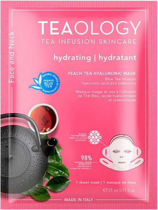 Teaology Blue Tea & Hyaluronic Acid Brightening Moisturising Mask 21ml