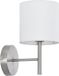 lux.pro Wandlamp Winsford 27x21 cm E14 zilverkleurig en wit