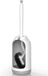 Unyqoos Ensemble brosse et support de toilette (blanc)