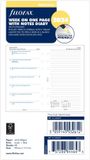 Filofax Personal 2024 1 week op pagina met notitieruimte ernaast