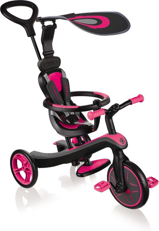 Globber Trike Explorer 4 in 1 - Roze