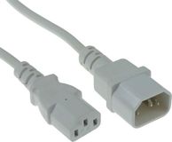 ACT Netsnoer C13 - C14 wit 1,8 m AK5245