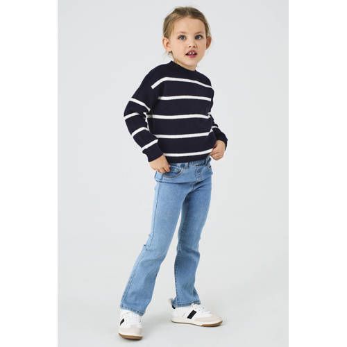 ONLY mini meisjes spijkerbroek RAIN Medium Blue Denim Flared Fit