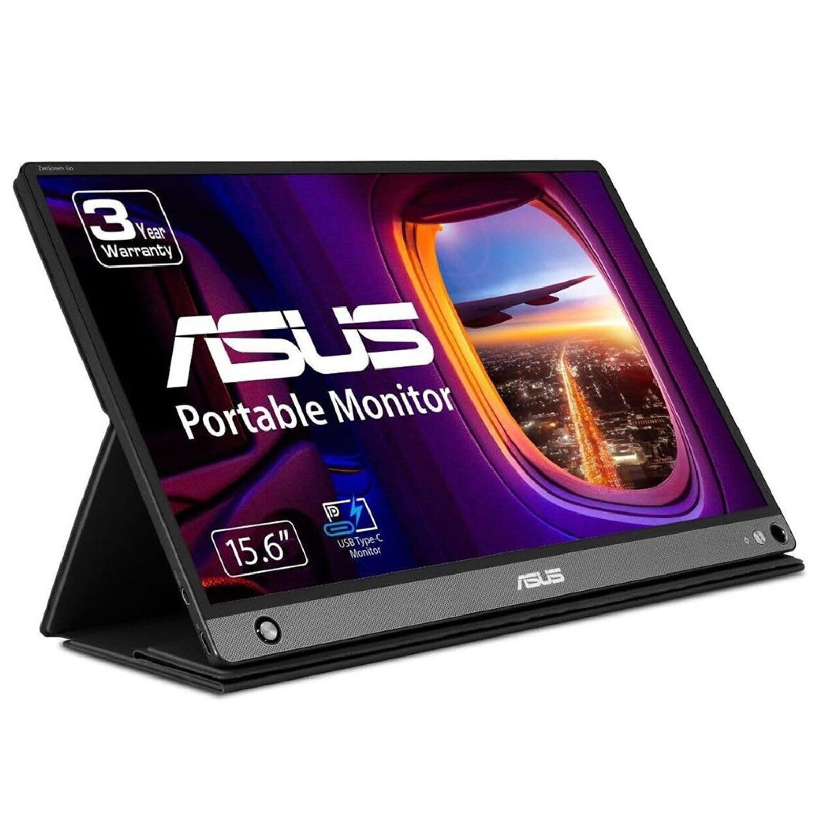 ASUS ZenScreen MB16AHP - 15.6" Full HD Portable Monitor - Black