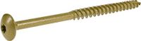 De Hillman Groep 47879 5/16-Inch x 6 Star Drive Bouw Lag Schroef met Truss Head 1000 Uur Brons Keramische jas, 60-Pack